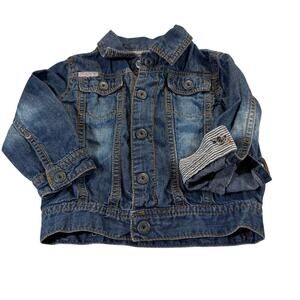 GUESS Baby Girl 24M Denim Jacket 100% Cotton